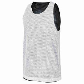 Sport-Tek ST5000 PosiCharge Reversible Mesh Tank - Black/White