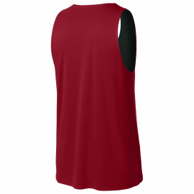 Sport-Tek ST551 PosiCharge Competitor Rev Tank - Deep Red/Black