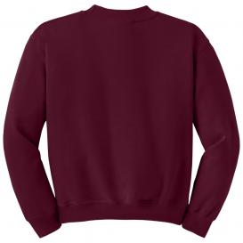 Gildan 18000B Youth Heavy Blend Crewneck Sweatshirt - Maroon