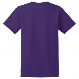 Gildan Ultra Cotton T-Shirt Uomo | 100% Cotone | Colore Purple | Taglia 4XL | Maglia A Giromanica