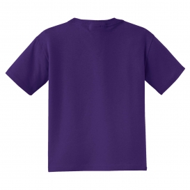 Jerzees 29B Youth Dri-Power Active 50/50 Cotton/Poly T-Shirt - Deep Purple