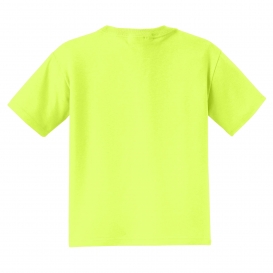 Jerzees 29B Youth Dri-Power Active 50/50 Cotton/Poly T-Shirt - Safety Green