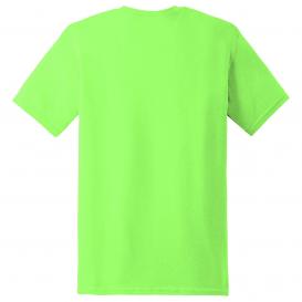 Download Gildan 5000 Heavy Cotton/Polyester T-Shirt - Neon Green ...