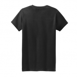 Gildan 5000L Ladies Heavy 100% Cotton T-Shirt - Black | Full Source