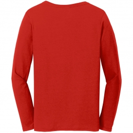 Gildan 5400L Ladies Heavy Cotton Long Sleeve T-Shirt - Red