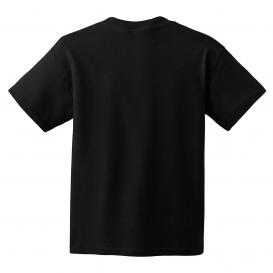 Hanes 5450 Youth Tagless Cotton T-Shirt - Black | Full Source