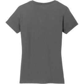 Gildan 5V00L Ladies Heavy Cotton V-Neck T-Shirt - Charcoal