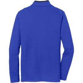 Nike 779795 Dri-FIT Stretch 1/2-Zip Cover-Up - Deep Royal Blue/Black