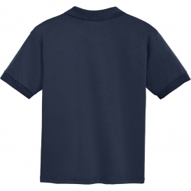 Gildan 8800B Youth DryBlend Jersey Knit Sport Shirt - Navy