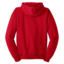 Jerzees 993M NuBlend Full-Zip Hooded Sweatshirt - True Red