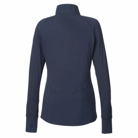 PUMA Golf 533007 Ladies Gamer Golf Quarter-Zip - Navy Blazer