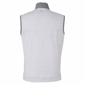 PUMA Golf 537465 Cloudspun Colorblock Vest - Quiet Shade/High Rise Heather