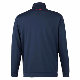 PUMA Golf 537472 Volition Camo Cover Quarter-Zip - Navy Blazer/Ski Patrol