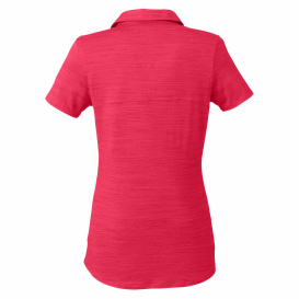 PUMA Golf 597695 Ladies Cloudspun Free V-Neck Polo - Teaberry Heather