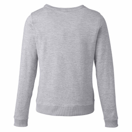 PUMA Golf 599267 Ladies Cloudspun Crewneck Sweatshirt - Light Gray Heather
