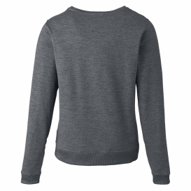PUMA Golf 599267 Ladies Cloudspun Crewneck Sweatshirt - Puma Black Heather