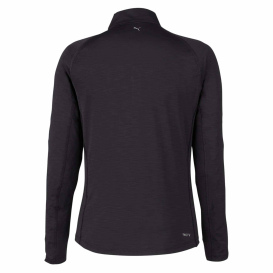 PUMA Golf 625902 Ladies You-V Quarter-Zip - Puma Black