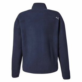PUMA Golf 626904 Ladies Charley Fleece Full-Zip - Deep Navy