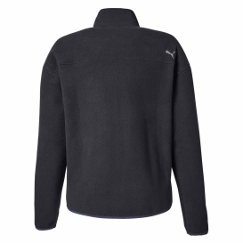 PUMA Golf 626904 Ladies Charley Fleece Full-Zip - Puma Black