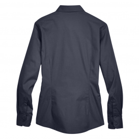 Core 365 78193 Ladies Operate Long Sleeve Twill Shirt - Carbon