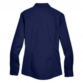 Core 365 78193 Ladies Operate Long Sleeve Twill Shirt - Classic Navy
