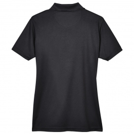 UltraClub 8210L Ladies Cool & Dry Mesh Pique Polo - Black