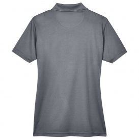 UltraClub 8210L Ladies Cool & Dry Mesh Pique Polo - Charcoal
