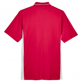 UltraClub 8406 Men\'s Cool & Dry Sport Two-Tone Polo - Red/White
