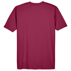 UltraClub 8420 Men\'s Cool & Dry Performance Interlock T-Shirt - Maroon