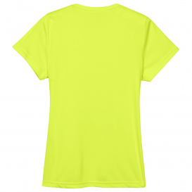 UltraClub 8420L Ladies Cool & Dry Performance Interlock T-Shirt - Bright Yellow
