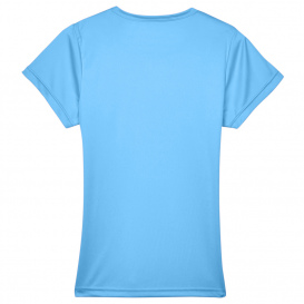 UltraClub 8420L Ladies Cool & Dry Performance Interlock T-Shirt - Columbia Blue