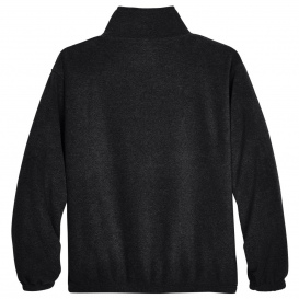 UltraClub 8485 Men\'s Iceberg Fleece Full Zip Jacket - Black