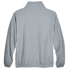 UltraClub 8485 Men\'s Iceberg Fleece Full Zip Jacket - Grey Heather