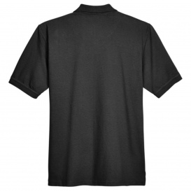 UltraClub 8535 Men\'s Classic Pique Polo - Black