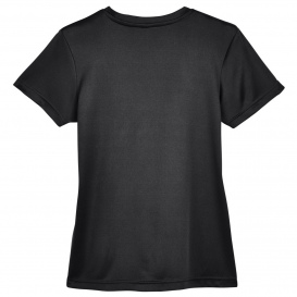 UltraClub 8620L Ladies Cool & Dry Basic Performance T-Shirt - Black