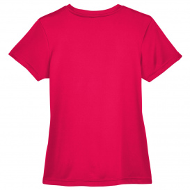 UltraClub 8620L Ladies Cool & Dry Basic Performance T-Shirt - Red