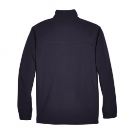 North End 88099 Men\'s Three Layer Fleece Bonded Performance Soft Shell Jacket - Midnight Navy