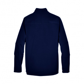 North End 88138 Men\'s Three Layer Fleece Bonded Soft Shell Technical Jacket - Classic Navy