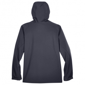 North End 88166 Men\'s Prospect Two Layer Fleece Bonded Soft Shell Hooded Jacket - Fossil Grey