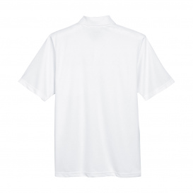 Core 365 88181P Men's Origin Performance Pique Polo with Pocket - White