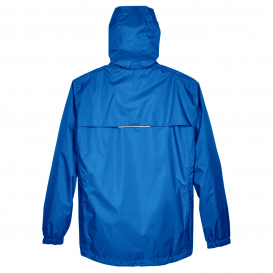 Core 365 88185 Men\'s Climate Seam-Sealed Lightweight Variegated Ripstop Jacket - True Royal