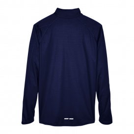 North End 88187 Men\'s Radar Quarter-Zip Performance Long Sleeve Top - Classic Navy