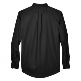 Core 365 88193 Men's Operate Long-Sleeve Twill Shirt - Black