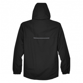 Core 365 88224T Men's Tall Profile Fleece-Lined All-Season Jacket - Black