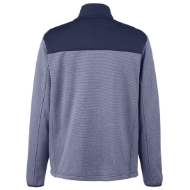 Core 365 CE74 Venture Heathered Stripe Hybrid Jacket - Classic Navy/White