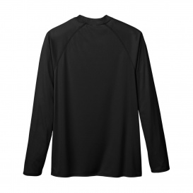 Core 365 CE110 Unisex Ultra UVP Long-Sleeve Raglan T-Shirt - Black