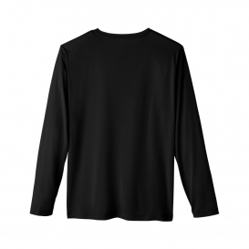 Core 365 CE111L Adult Fusion ChromaSoft Performance Long-Sleeve T-Shirt - Black