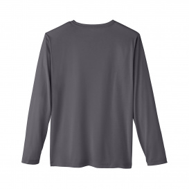 Core 365 CE111L Adult Fusion ChromaSoft Performance Long-Sleeve T-Shirt - Carbon
