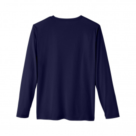 Core 365 CE111L Adult Fusion ChromaSoft Performance Long-Sleeve T-Shirt - Classic Navy
