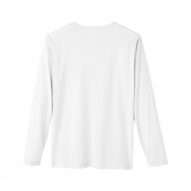 Core 365 CE111L Adult Fusion ChromaSoft Performance Long-Sleeve T-Shirt - White